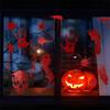 35x50cm Halloween Horror Bloody Handprint Footprint Window Sticker for Window Wall Floor Bathroom Indoor Halloween Party Decor