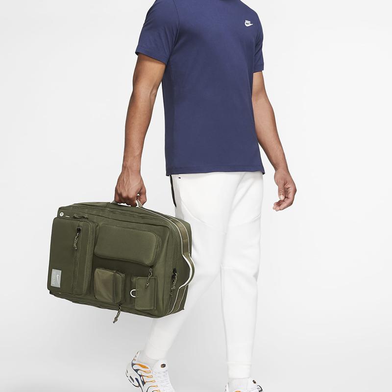 Nike Fabric Backpack Regular Unisex Khaki Green / Mica Green (Unisex) Backpacks CK2656 325