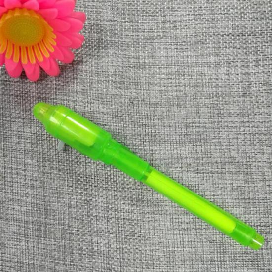 Unsichtbare Tinte Stift Eingebautes UV-Licht Magischer Marker Geschenk Schüler Schule Schreibwaren