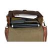 Leather Brown Messenger Vintage Laptop Shoulder Briefcase Men's
