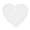Heart Shaped Night Light 10 LEDs Cute Battery Powered Warm Light Kids LED Love Shaped Lamp with Hook Hole for Kid S Room