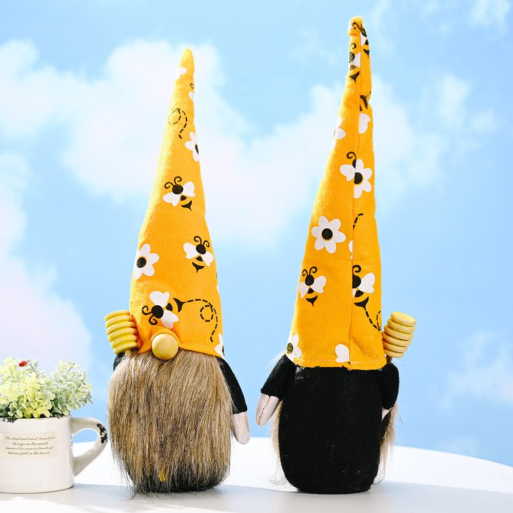 Bee Dwarf Plush Figure With Unique Craftsmanship For Holiday Collectibles And Decor