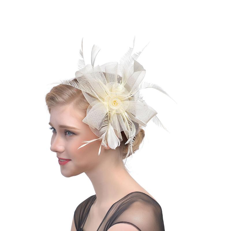 Feather Aliceband Fascinator Headband Weddings Ladies Day Race Royal Ascot