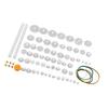Plastic Gears Pulley Belt Worm Kits Crown Gear Set Robot Motor Toy DIY Parts(75 Kinds)