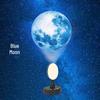 Rechargeable Earth & Moon Star Projector Night Light for Bedroom Atmosphere 