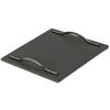 Light Luxury Rectangular Woven Leather Tray Decorative Ornaments Art Handle Storage Tray Model Room with Display Accessories