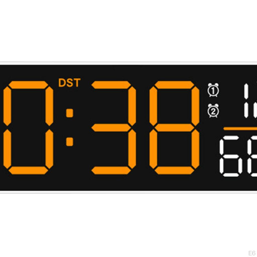 Digital Alarm Clock Desk Clocks Multifunctional Practical Modern LED Display for Table