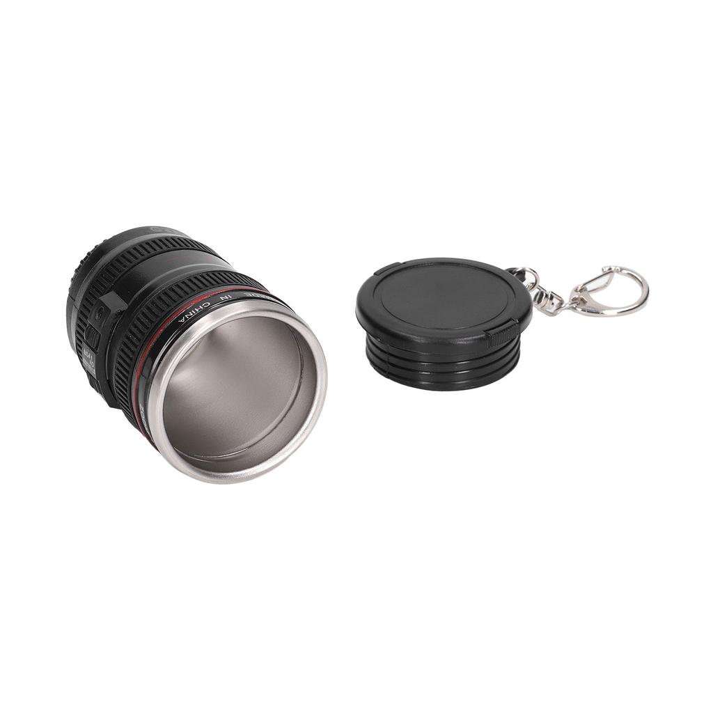100ml Camera Lens Cup Stainless Steel EF 24‑105mm F 4.0L USM Lens Coffee Mug for Photography Lover