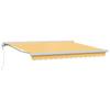 Retractable Awning Sand 400 X 300 Cm Fabric and Metal