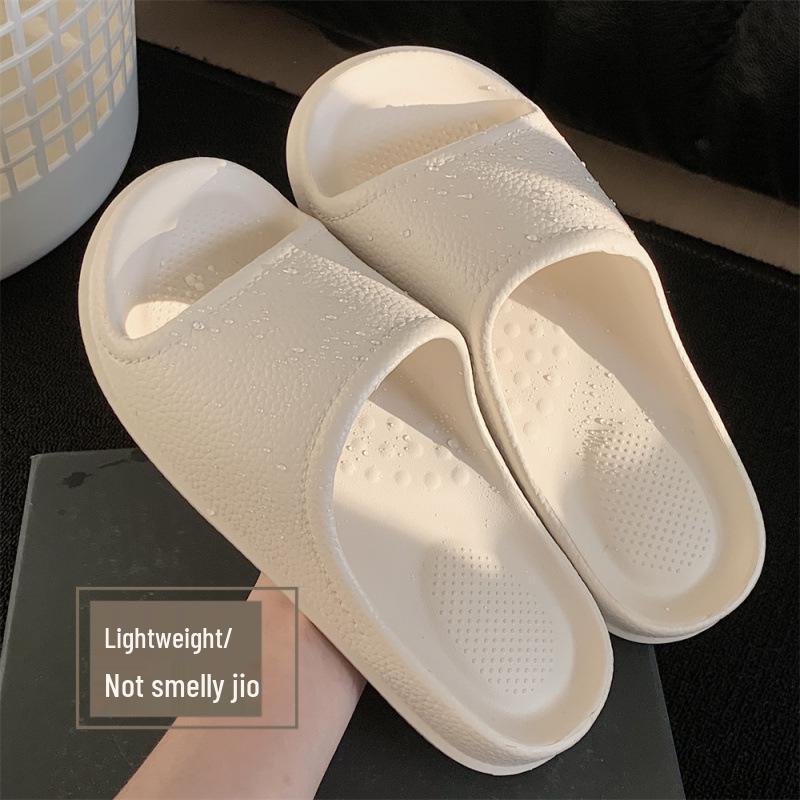 Retro Leather-Texture Summer Slippers for Men and Women - Lightweight, Cool, Casual Home Wear, In Stock