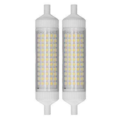 2Pcs R7S LED Light Bulb 118mm Dimmable 15W 154 LEDs Double Ended Floodlight for Home Night