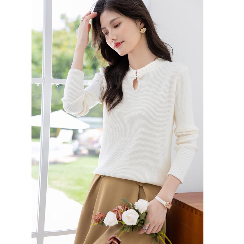 Mocana Women's Elegant Long Sleeve Knit Sweater MKNJD2483