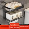 Zhifeng Bathroom Wall-Mounted Tissue Box with Storage Shelf