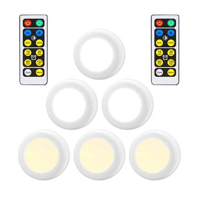 Remote Control Dimming Night  Light Timing Tap Control Closet Lamp With Adhesive Tape For Home