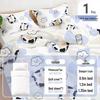 Xuan Yong Disposable Travel Bedding Set (4-Piece) - Cow Print