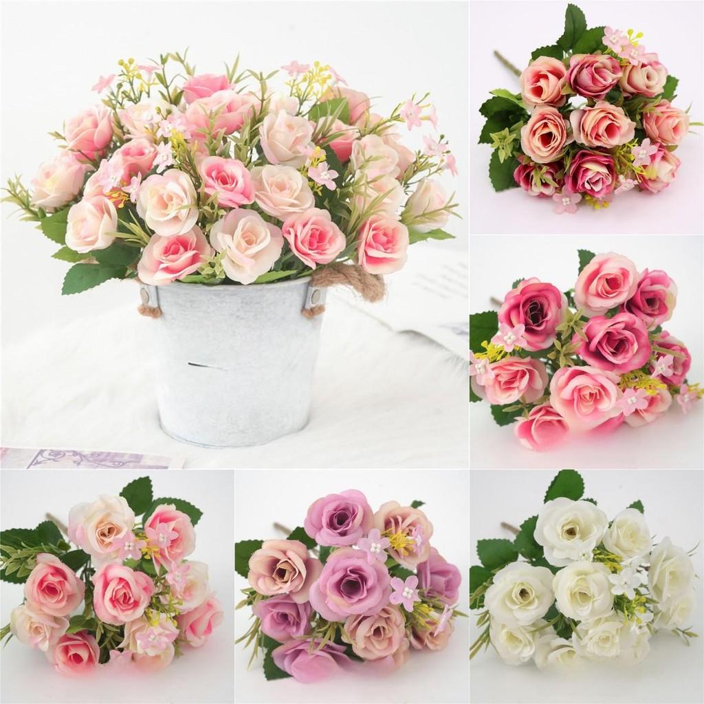 Elegant Silk Rose Artificial Flower For Home Decor And Wedding Arrangements
