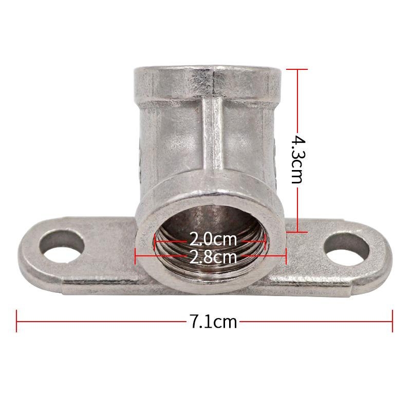 

10 Pcs Livestock Stainless Steel Pig Nipple Drinking Water Connections Pig Drinking Water Connector