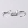 ABS Chrome Steering Wheel Panel Decor Cover Trim For 2017- JEEP Compass 3pcs