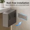 Soporte para papel higiénico impermeable para baño sin perforación organizador de pared