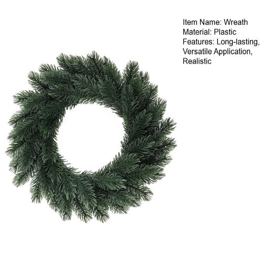 Weihnachts-Kiefer- und Zedernkranz Winterlicher künstlicher Grünkranz Feiertags-Künstlicher Zedernkranz für Innen und Außen Haustür Bauernhaus Dekoration