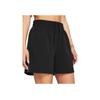 Under Armour Solid Color Straight Leg Comfortable Casual Shorts Women shorts Black 1385892-001