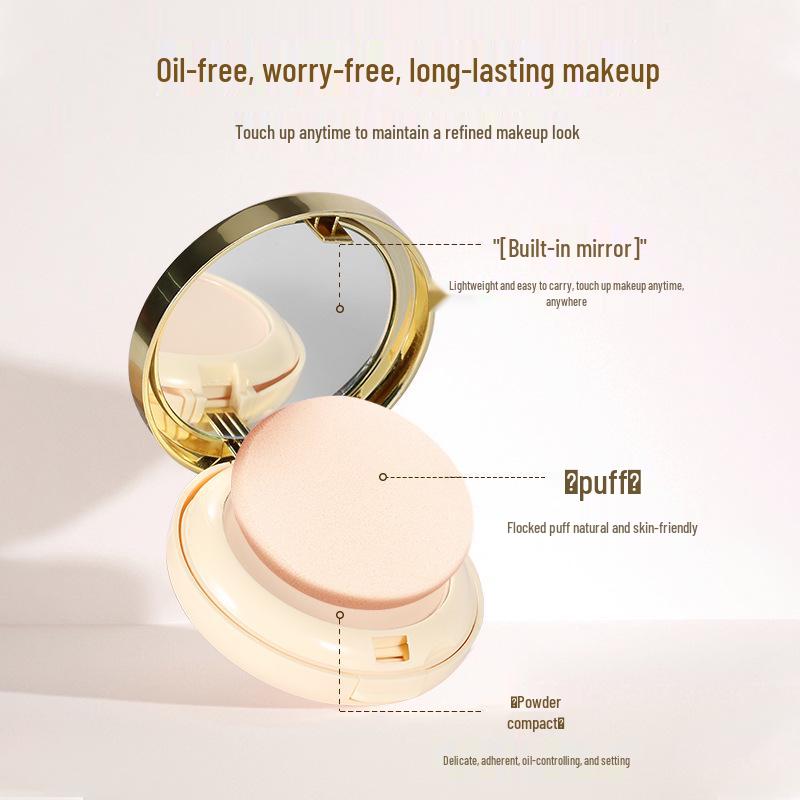 

Пудра для контроля жирности Elvia с двойным слоем: Водостойкая, Потостойкая, Не размазывающаяся, Не скатывающаяся фиксирующая пудра для влажного и сухого использования.