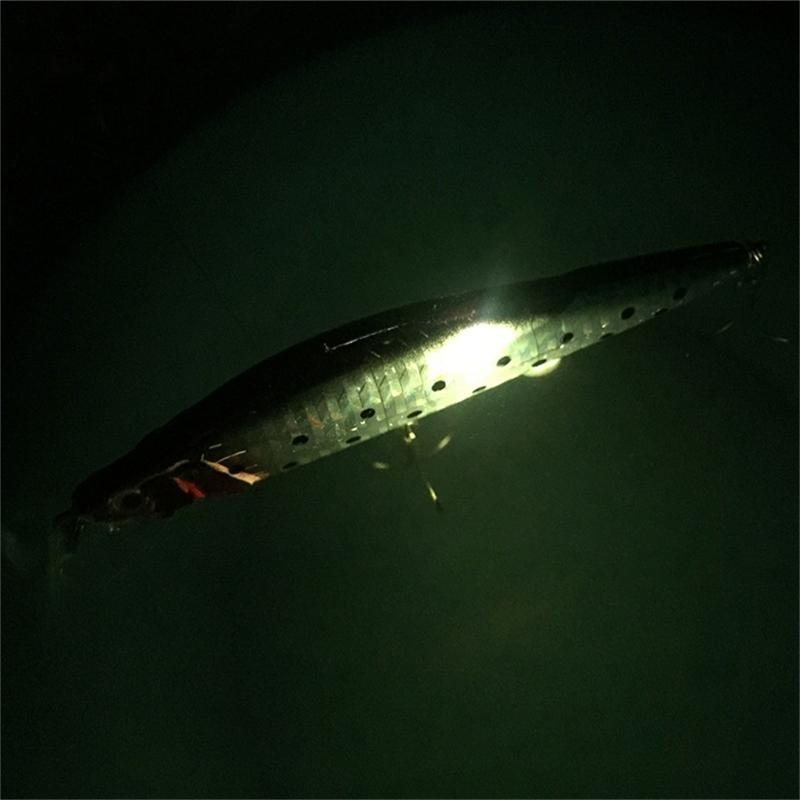 Wiederaufladbare Angelköder Elektrische Angelköder Zuckende Köder Elektrischer Wobbler LED-Licht Angelköder Crankbaits