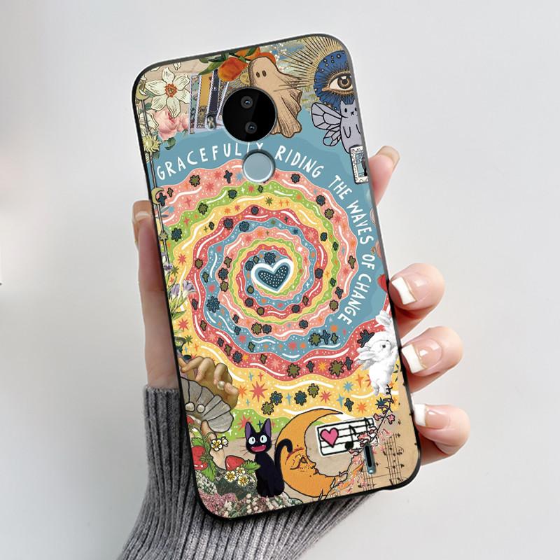 Cute Case For Nokia C30 Capa Coque Printing Shell Protective Cover Soft Silicone Cartoon Phone Casing Fundas