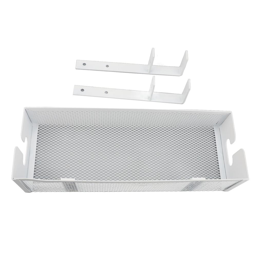 Tavă Gestionare Cabluri Sub Birou Mesh Cutie Gestionare Cabluri Birou cu Montare cu Clemă Organizator Cabluri Birou