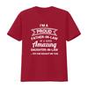 Funny Proud Father in Law T Shirt Dad Fathers Day Ideas  vintage Washed Stretched Breathable Unisex Top For Everyday Wear