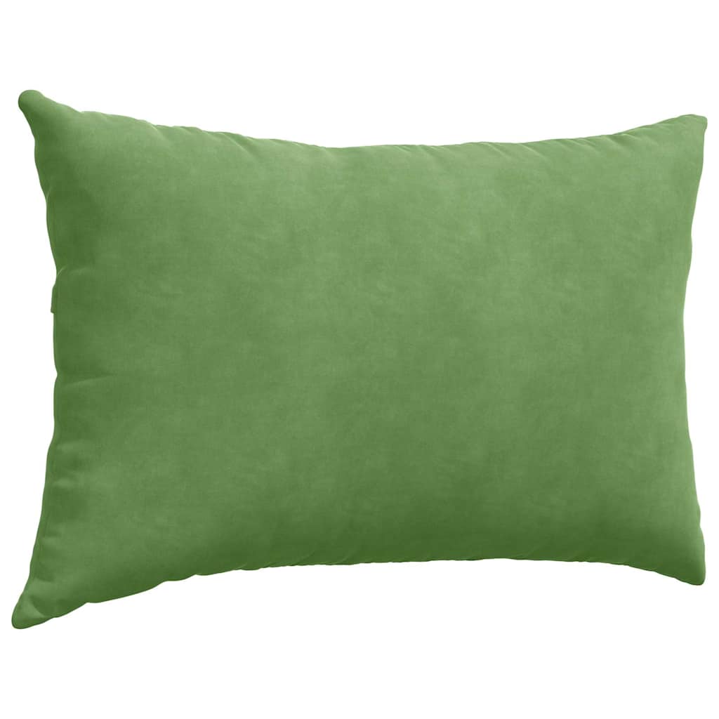 Sofa Cushions 2 Pieces Light Green 60 X 40 Cm Cord Fabric