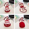 Embroidered Tote Bag Red Embroidered Plush Handbag Traditional Shoulder Bag for Ladies Girls Home Commuting Shopping Beach Sea