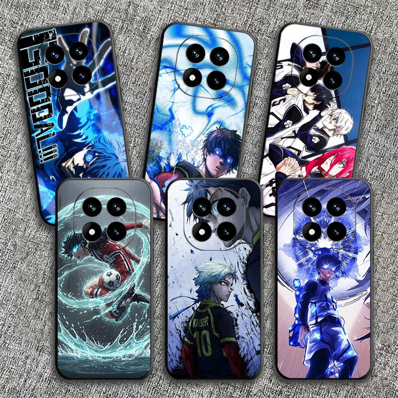 Blue L-Locks Isagi Yoichi Soft Phone Case for Xiaomi Redmi Note 12 13 14 15 Pro Plus 11 12S 11S 11T 10 4G Black Cover Back Shell