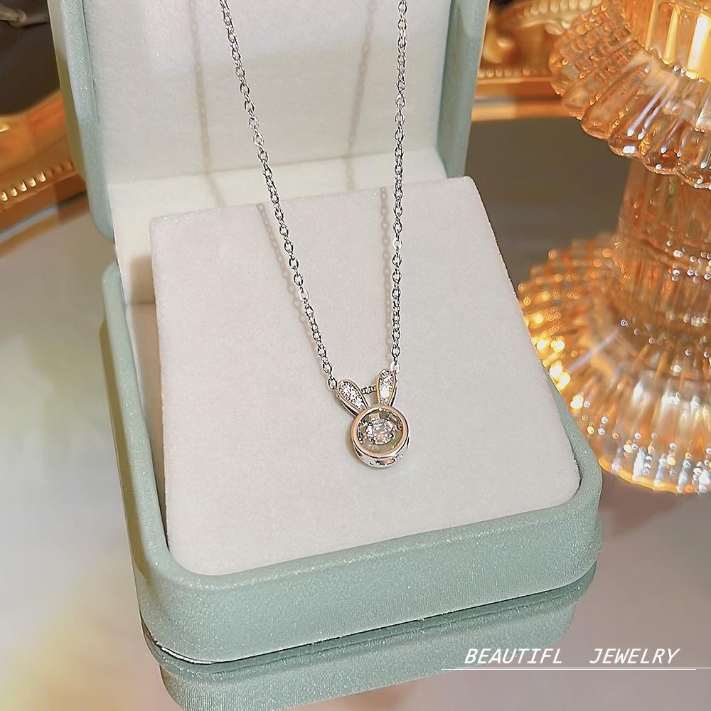 Korea's Best-Selling Clavicle Pendant Necklace - Super Fairy Titanium Steel Jewelry for Women