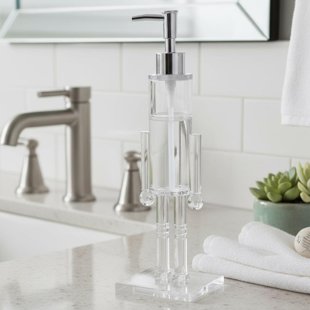 Christmas Hand Soap Dispenser Xmas Decorative Dish Soap Dispenser Liquid Soap Dispenser for Xmas Kitchen Bathroom Counters Decor