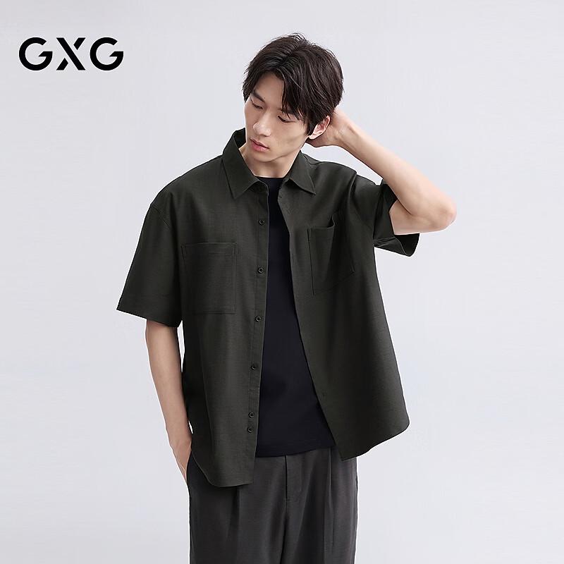 GXG Men s Lightweight Casual Blended Short Sleeve Shirt M