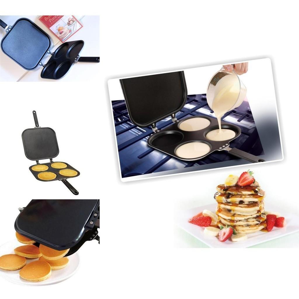 Nonstick Four Hole Baking Mold- Easy To Use And Clean Kitchen Essential