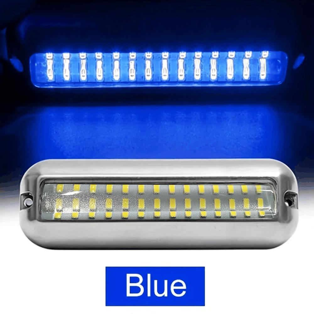 

1 шт., высокая яркость, судовой свет, яхтенный свет, 42 светодиода, подводный свет, 10-30 В, водонепроницаемый, из нержавеющей стали, судовой подводный свет