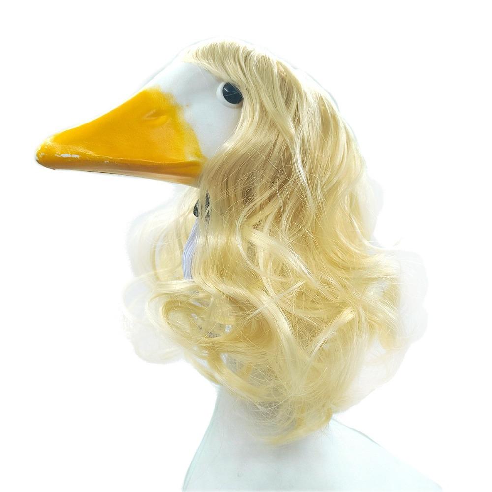 Porch Goose Outfit Gooses Hairpiece Photography Gooses Headwears Fun Pet Wigs  Goosey Decoration