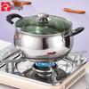 Extra Thick Large Capacity Stainless Steel Soup and Stew Pot for Induction Cookers
