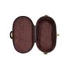 Coach Kay 20 Classic Monogram Logo Zipper Closure PVC Leather Box Bag Shoulder Crossbody Handbag Small Women handbag Brown Black 78277-IMAA8