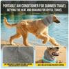 Elastic Mesh Dog Cooling Head Cover Quick Dry Washable Pet Snood Adjustable Breathable Pet Dog Cooling Collar Summer Season