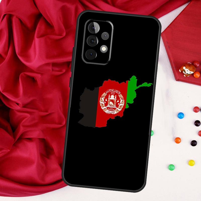Afghan Afghanistan Flag For Samsung Galaxy A26 A05 A06 A16 A54 A34 A14 A22 A32 A52 A55 A35 A15 A53 A13 A56 A36 Case