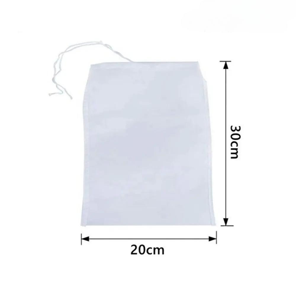 Beer Homebrew Filter Bag for Brewing Malt Boiling Wort Mash Strainer Tool Mesh Nylon Food Strainer Bag Nut Milk Juice Filte