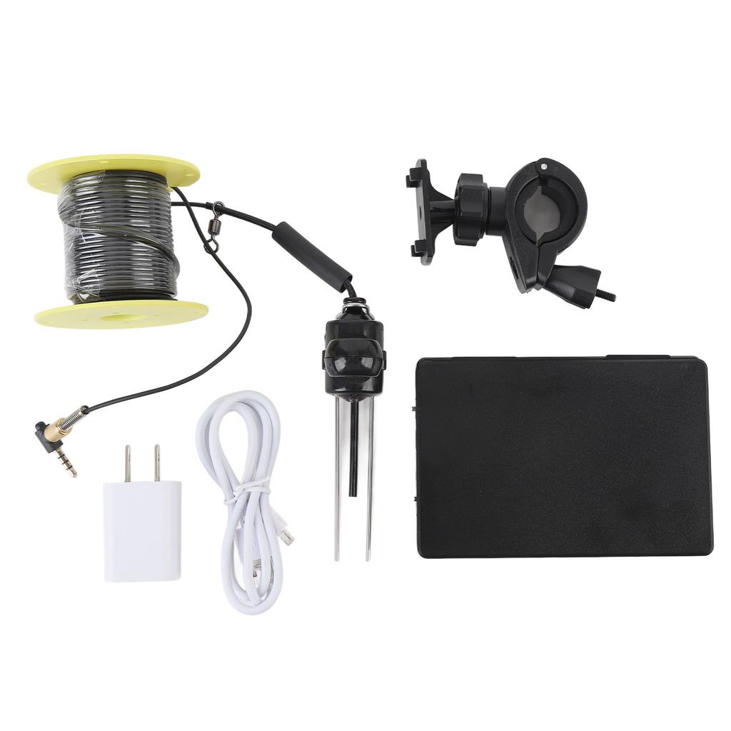 Underwater Fishing Camera HD 1080P 195 Degrees  Wide Angle Underwater Fish Finder with 4.3 Inch IPS Screen