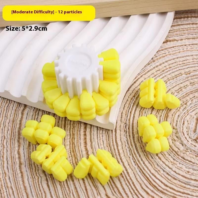 Funy Toys 3D Printing Corn Magic Cube Stress Relieving Tetris Jigsaw Puzzle Originality Becrypt Brain Burning Developmental Toys