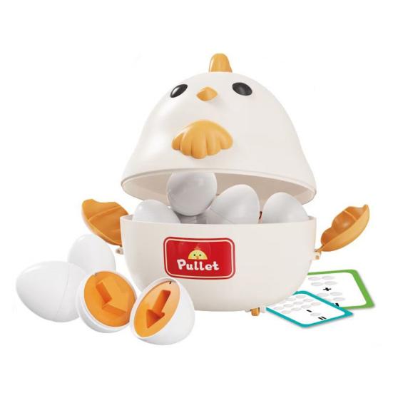 

Yousheng Matching Eggs Puzzle Set 24Pcs. Обучающая игрушка для сортировки по номерам и формам. Игра для развития моторики у детей. Обучающая игрушка для малышей. 1 Set