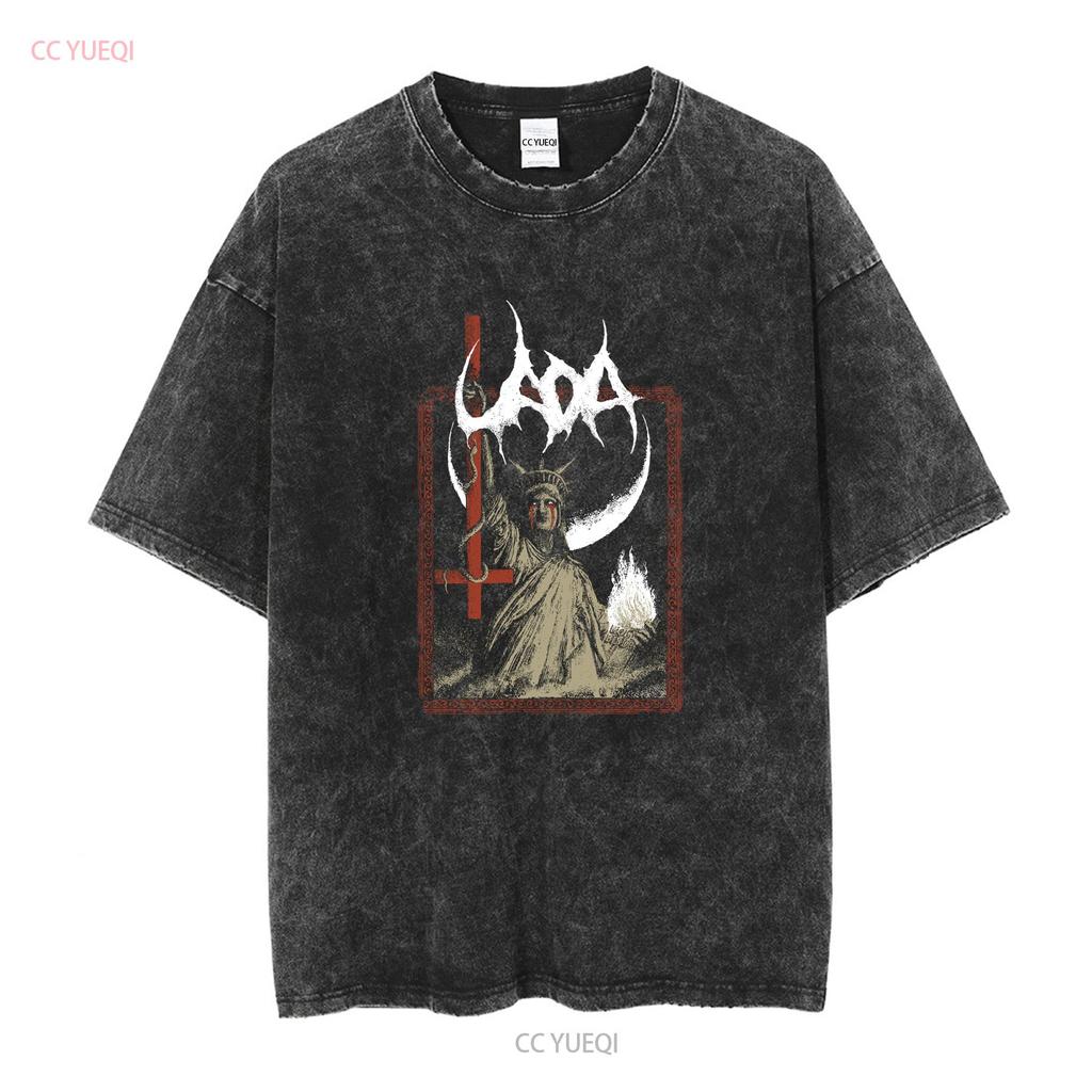 Neues 3269 Uada American Group T-Shirt Größe S 4XL lang- oder kurzärmelig Vintage Gewaschen Stretchig Stilvoll Lässig Streetwear