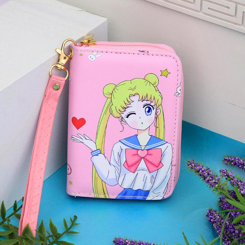Trendy Japanese & Korean Cartoon Princess Coin Purse for Girls