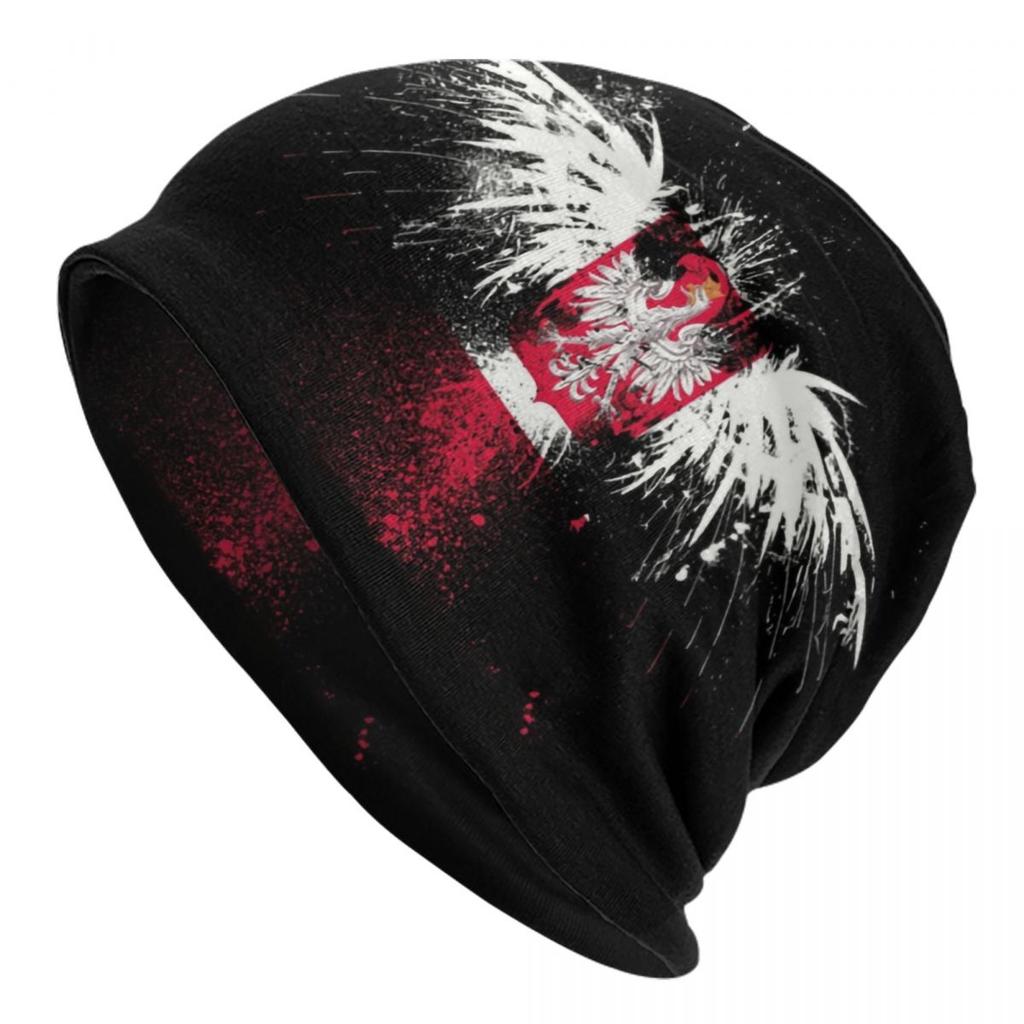 Custom Polish Folk Flowers Beanie Cap Unisex Winter Warm Bonnet Knitted Hats Outdoor Ski Poland Floral Art Skullies Beanies Hats